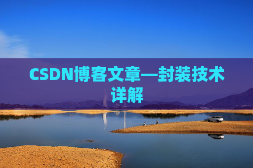 CSDN博客文章—封装技术详解